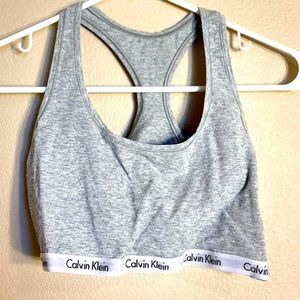 Gray Calvin Klein Bralette - Large
